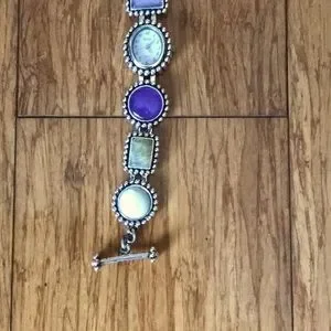 NIB Kristine Quartz Watch Multi Stone Toggle Bracelet Kristine | Accessories | Nib Kristine Quartz Watch Multi  main image 2